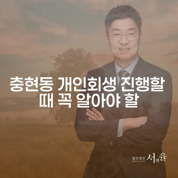 충현동 개인회생 진행할 때 꼭 알아야 할